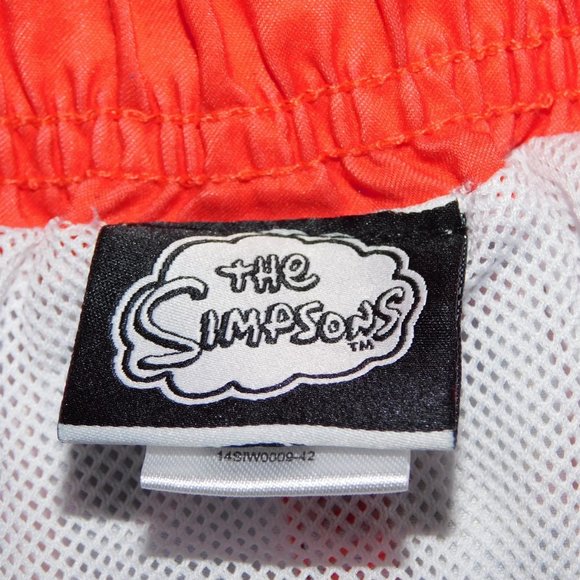 The Simpsons Mens XL Duffman Comic Swim Board Shorts - Picture 2 of 9